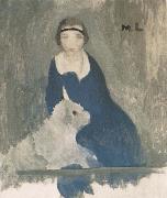 Marie Laurencin Asijici and dog oil painting reproduction
